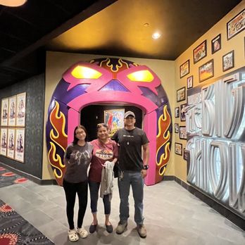 Alamo Drafthouse Cinema East El Paso - We enjoyed this setup so I told my family stand there. Got to take a picture. - Cinema Near Me - El Paso, Texas