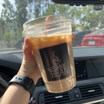 The Human Bean - Iced vanilla latte ($4.25) - Coffee & Tea Near Me - Lake Forest, California