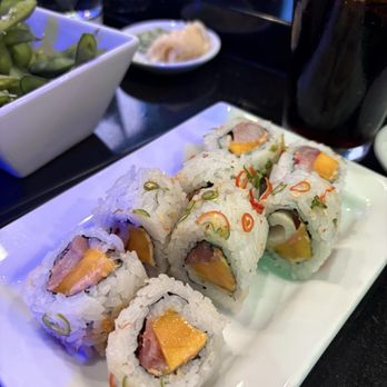 Takashi - The Caribbean roll -- so good! - Sushi Bars Near Me - Salt Lake City, Utah Takashi - The Caribbean roll -- so good! - Sushi Bars Near Me - Salt Lake City, Utah