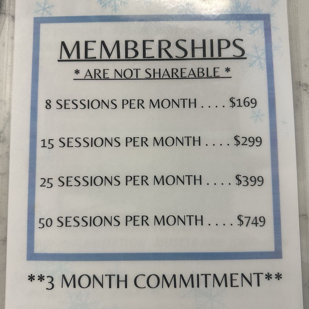 Frost Fit - Monthly Membership - Cryotherapy Near Me - Las Vegas, Nevada
