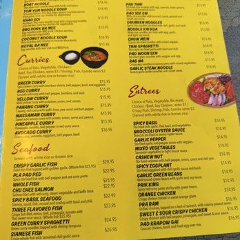 Nong's Thai Kitchen - menu - Thai Near Me - Los Angeles, California