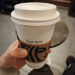 "Peppermint white hot chocolate"