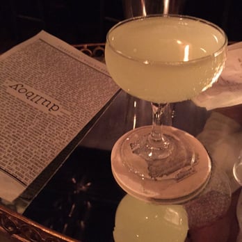 Dullboy - The last word with gin, lime, chartreuse and maraschino - Cocktail Bars Near Me - Jersey City, New Jersey
