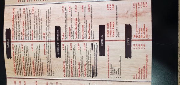 Menu photo 3 Carajillo Mexican Grill Poteau, OK Menu photo 3 Carajillo Mexican Grill Poteau, OK