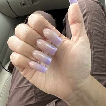 Luxe Nails On Lemmon - what i got. (keep in mind it was already purple and nude ombré so she really just added half a centimeter of nude ombré and called it 55$. - Nail Salons Near Me - Dallas, Texas Luxe Nails On Lemmon - what i got. (keep in mind it was already purple and nude ombré so she really just added half a centimeter of nude ombré and called it 55$. - Nail Salons Near Me - Dallas, Texas