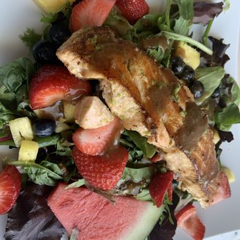 W Cafe & Restaurant - Salmon salad - Breakfast & Brunch Near Me - Irvine, California W Cafe & Restaurant - Salmon salad - Breakfast & Brunch Near Me - Irvine, California