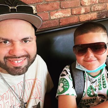Local Burger - Me & my son - Burgers Near Me - Northampton, Massachusetts