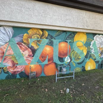 Lunatic Murals - Exterior floral mural painted in Azusa CA - Painters Near Me Lunatic Murals - Exterior floral mural painted in Azusa CA - Painters Near Me