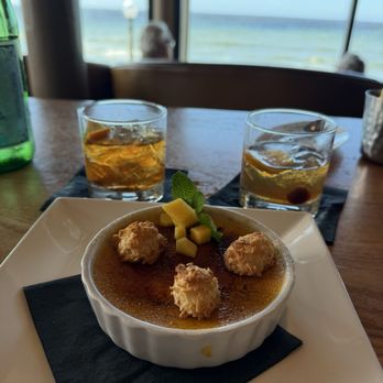 Moonraker Restaurant - Mango Creme Brûlée - New American Near Me - Pacifica, California Moonraker Restaurant - Mango Creme Brûlée - New American Near Me - Pacifica, California