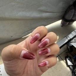 cat eye gel x nails