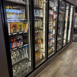Well stocked beverage selection