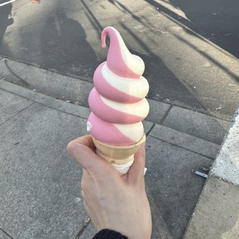 Meadowlark Dairy - Strawberry and vanilla swirl - Ice Cream & Frozen Yogurt Near Me - Pleasanton, California Meadowlark Dairy - Strawberry and vanilla swirl - Ice Cream & Frozen Yogurt Near Me - Pleasanton, California