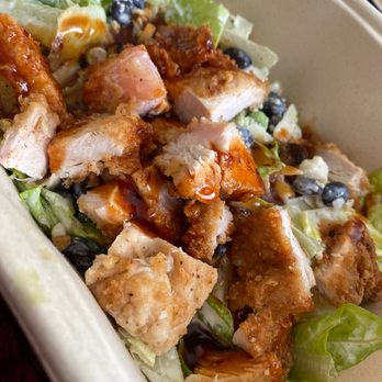 MIXT - Cowboy Salad with Crispy Chicken - Salad Near Me - San Ramon, California MIXT - Cowboy Salad with Crispy Chicken - Salad Near Me - San Ramon, California