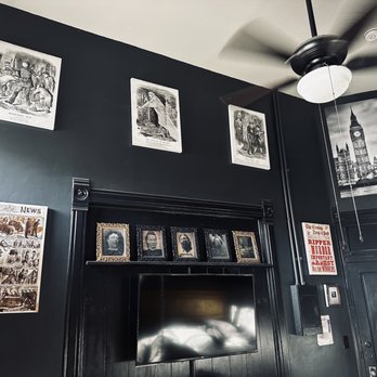 The Black Monarch Hotel - Vaulted ceilings. Lots of art including picture of JR victims. - Hotels Near Me - Victor, Colorado The Black Monarch Hotel - Vaulted ceilings. Lots of art including picture of JR victims. - Hotels Near Me - Victor, Colorado