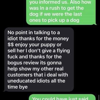 Ssj2Kennels - This is the text interaction.. - Pet Breeders Near Me Ssj2Kennels - This is the text interaction.. - Pet Breeders Near Me