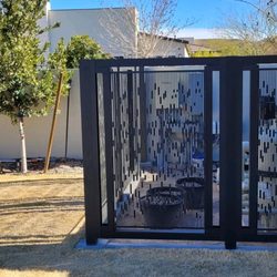 Las Vegas Patio and BBQ - Laser Panel Fencing