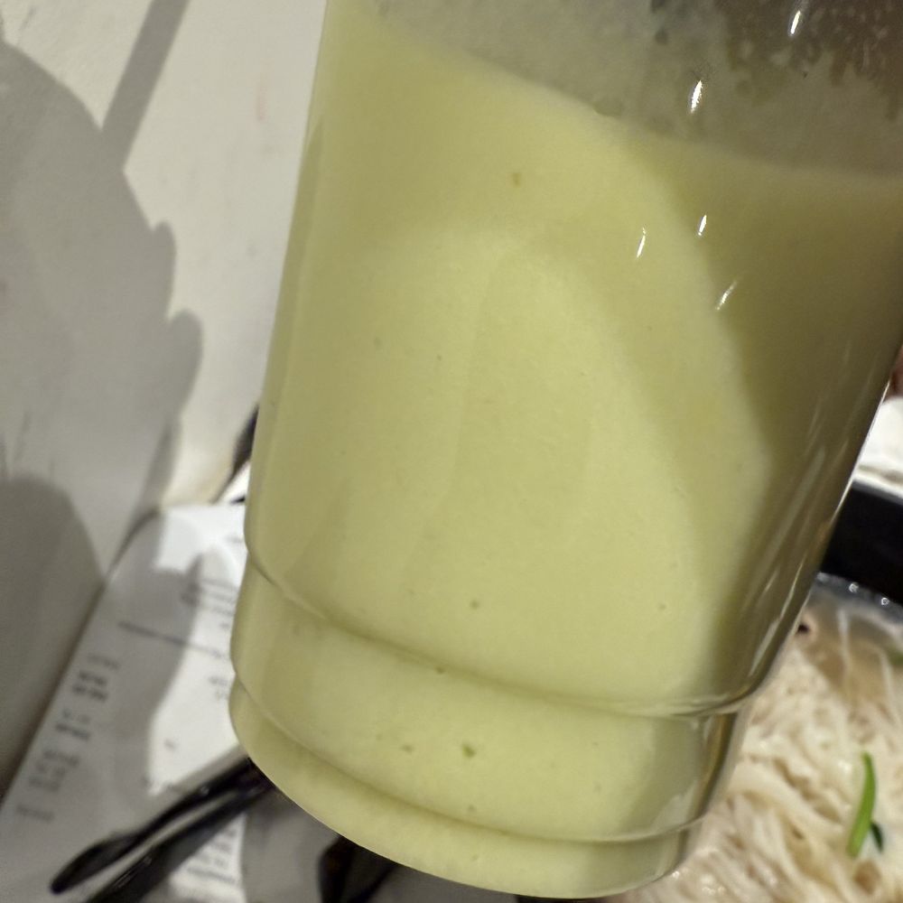 Avocado Smoothie was weak. Avocado Smoothie was weak.