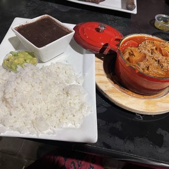 Tall Boy - Ropa Vieja, white rice, black beans, guacamole - Sports Bars Near Me - Boca Raton, Florida