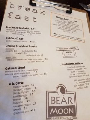 Menu photo 2 Bear Moon Bakery Boerne, TX Menu photo 2 Bear Moon Bakery Boerne, TX