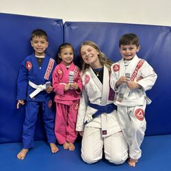 Gracie Barra - Tiny Champions getting promotions!! Hard work paid off!
