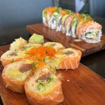 Sushi House - Orange blossom and samurai roll - Sushi Bars Near Me - Alameda, California Sushi House - Orange blossom and samurai roll - Sushi Bars Near Me - Alameda, California