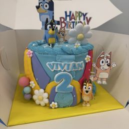 Custom bluey cake Custom bluey cake