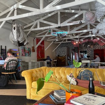 The Template - a yellow couch in a cafe - Coffee & Tea Near Me - San Diego, California The Template - a yellow couch in a cafe - Coffee & Tea Near Me - San Diego, California