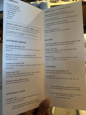 Menu photo 1 Cascina Spinasse Seattle, WA Menu photo 1 Cascina Spinasse Seattle, WA