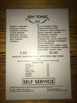 Menu photo 1 the CASTLE Pub Berlin, BE