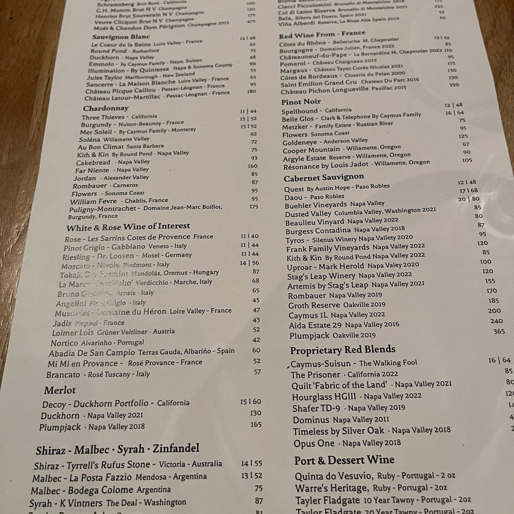 SILO Alamo Heights - Wine menu - New American Near Me - San Antonio, Texas