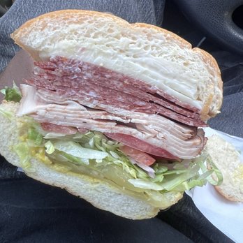 Genova Bakery - Peppered/seasoned turkey & salami with everything, on soft roll - Bakeries Near Me - Stockton, California
