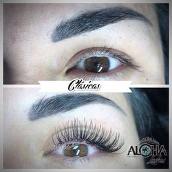 Aloha - Aplicación de Extensiones de Pestañas en la Técnica Clásica Japonesa.