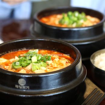 Broadway Cafe & Hoagie - Soon dooboo ($10.35) - spicy tofu stew with seafood and beef - Korean Near Me - Ann Arbor, Michigan Broadway Cafe & Hoagie - Soon dooboo ($10.35) - spicy tofu stew with seafood and beef - Korean Near Me - Ann Arbor, Michigan
