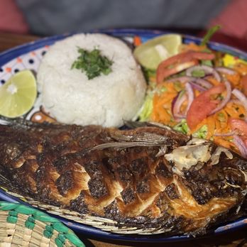 Dulce Patria Bar & Grill - grilled fish and rice - Sushi Bars Near Me - Paterson, New Jersey
