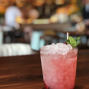 Angler - Two Step cocktail - berries / tequila / mezcal - Seafood Near Me - San Francisco, California