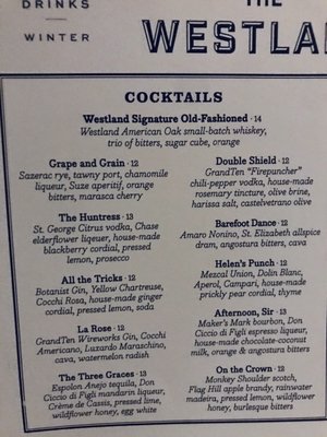 Menu photo 6 The Westland Boston, MA