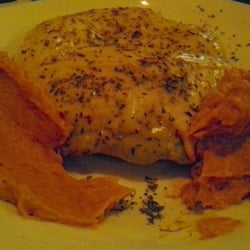 Armazém Parmeggiano - Parmegiana de avestruz com purê de moranga