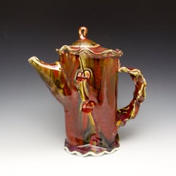 Plum Bottom Gallery - Luberger Porcelain Teapot