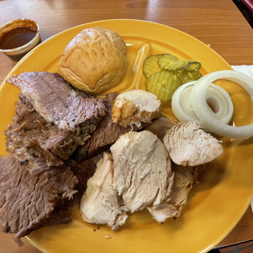 2 meat combo- beef and chicken breast. 2 meat combo- beef and chicken breast.