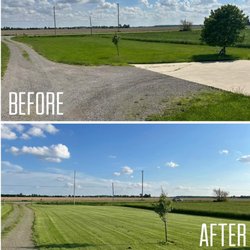 T&K Landscaping - One of are great new clients needed some help! If you would like any, please contact us.