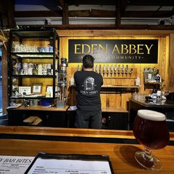 Eden Abbey Brewing Community - Taproom side.