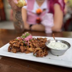 MeeT on Main - Oyster Mushroom Kalamari!