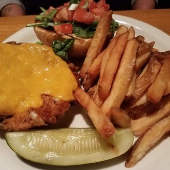 Foothills Brewing - Hoppin' john cake and fries - American Near Me - Winston Salem, North Carolina Foothills Brewing - Hoppin' john cake and fries - American Near Me - Winston Salem, North Carolina