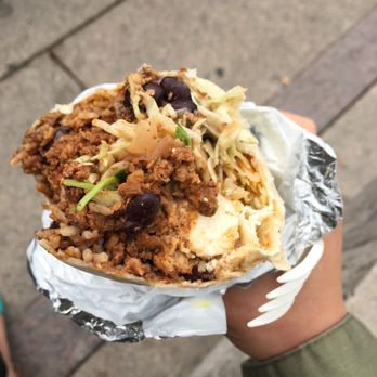 TacoFino - Chorizo Burrito - no skimping for filling the burrito with just rice - Mexican Near Me - Vancouver, British Columbia