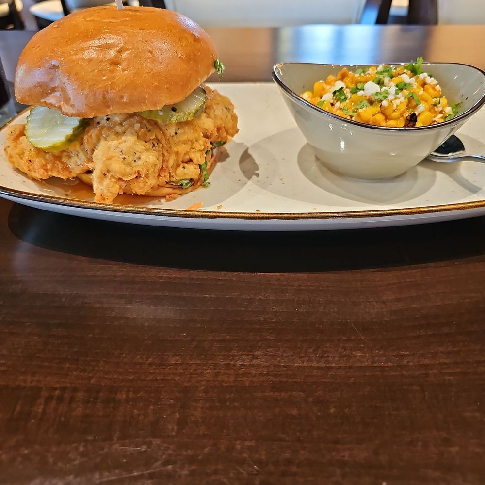 Oak and Main - Honey Chicken and sweet corn - American Near Me - Roanoke, Texas Oak and Main - Honey Chicken and sweet corn - American Near Me - Roanoke, Texas