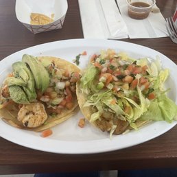 shrimp taco & fish taco