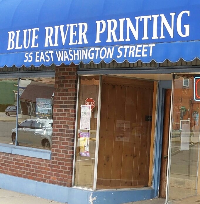 BLUE RIVER PRINTING Updated September 2024 55 E Washington St