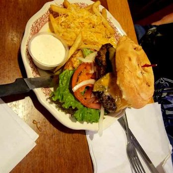 TJ's Roadhouse - Roadhouse Pepper burger - American Near Me - Colfax, California TJ's Roadhouse - Roadhouse Pepper burger - American Near Me - Colfax, California