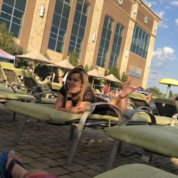 The outside pool