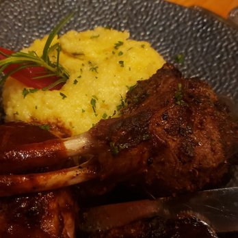 Cabernet Grill - Land to Air: quail, lamb, pork loin with cheese grits - Seafood Near Me - Fredericksburg, Texas Cabernet Grill - Land to Air: quail, lamb, pork loin with cheese grits - Seafood Near Me - Fredericksburg, Texas